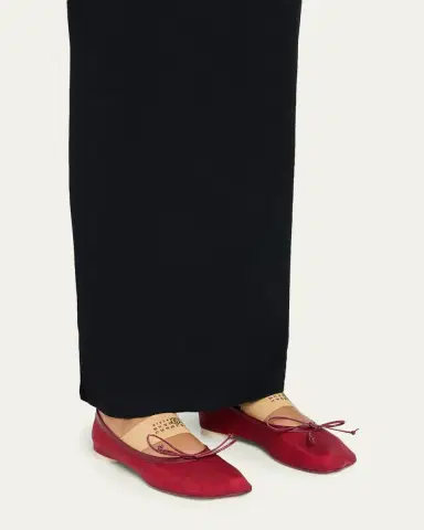 MM6 MAISON MARGIELA Mesh Anatomic Numeric Ballerina Flats | Thumbnail 6 MM6 MAISON MARGIELA Mesh Anatomic Numeric Ballerina Flats | Thumbnail 6