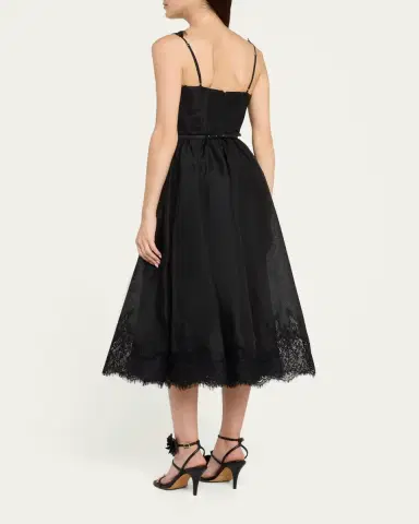 Zimmermann Valiant Lace-Trim Corset Dress | Thumbnail 3 Zimmermann Valiant Lace-Trim Corset Dress | Thumbnail 3