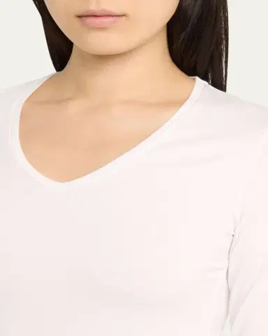 Majestic Filatures Soft Touch Long-Sleeve V-Neck Tee | Thumbnail 5 Majestic Filatures Soft Touch Long-Sleeve V-Neck Tee | Thumbnail 5