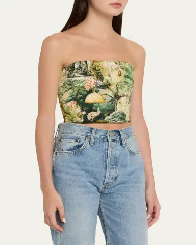 ALICE + OLIVIA Ceresi Bandeau Top | Thumbnail 4 ALICE + OLIVIA Ceresi Bandeau Top | Thumbnail 4