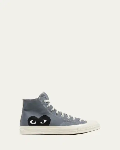 Comme des Garçons x Converse Men's Chuck Taylor High-Top Canvas Sneakers | Thumbnail 4 Comme des Garçons x Converse Men's Chuck Taylor High-Top Canvas Sneakers | Thumbnail 4