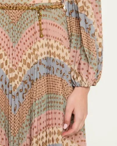 Zimmermann Sunray Long-Sleeve Midi Dress | Thumbnail 5 Zimmermann Sunray Long-Sleeve Midi Dress | Thumbnail 5