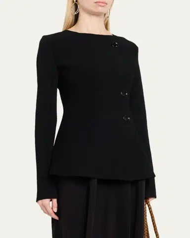 Proenza Schouler Sukki Boucle Collarless Jacket | Thumbnail 4 Proenza Schouler Sukki Boucle Collarless Jacket | Thumbnail 4