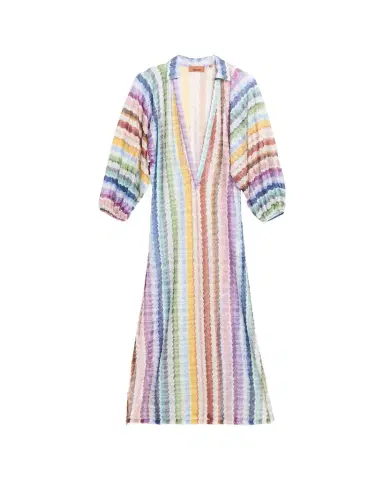 Missoni Zig Zag Knit Maxi Dress Coverup | Thumbnail 1 Missoni Zig Zag Knit Maxi Dress Coverup | Thumbnail 1