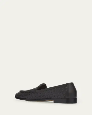 Bottega Veneta Silenzio Intrecciato Leather Loafers | Thumbnail 4 Bottega Veneta Silenzio Intrecciato Leather Loafers | Thumbnail 4