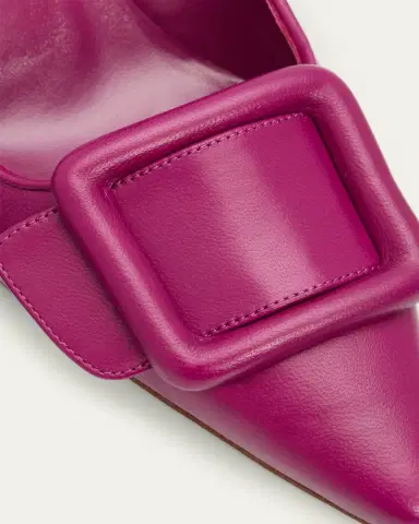 Manolo Blahnik 50mm Maysale Leather Buckle Pumps | Thumbnail 3 Manolo Blahnik 50mm Maysale Leather Buckle Pumps | Thumbnail 3