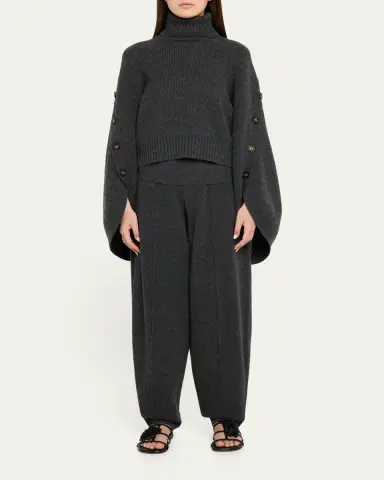 Zimmermann Valiant Knit Barrel-Leg Pants | Thumbnail 2 Zimmermann Valiant Knit Barrel-Leg Pants | Thumbnail 2