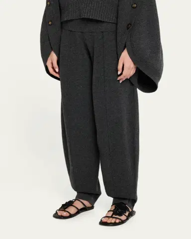 Zimmermann Valiant Knit Barrel-Leg Pants | Thumbnail 4 Zimmermann Valiant Knit Barrel-Leg Pants | Thumbnail 4