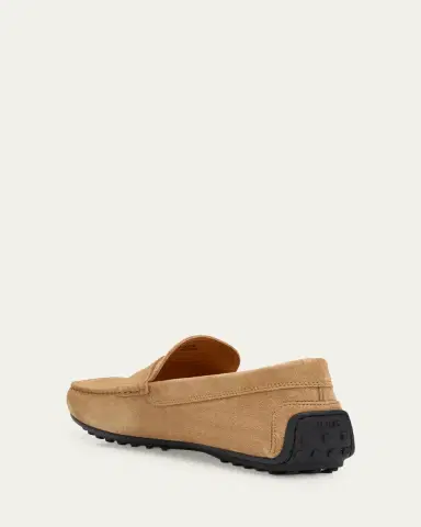 Tod's Men's City Gommino Suede Penny Loafers | Thumbnail 4 Tod's Men's City Gommino Suede Penny Loafers | Thumbnail 4