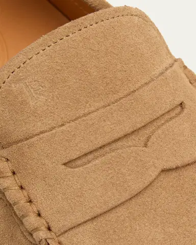 Tod's Men's City Gommino Suede Penny Loafers | Thumbnail 5 Tod's Men's City Gommino Suede Penny Loafers | Thumbnail 5