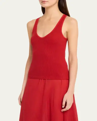 ALL THREE Claire Ribbed Tank Top | Thumbnail 3 ALL THREE Claire Ribbed Tank Top | Thumbnail 3