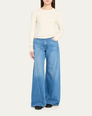 Mother The Long-Sleeve Itty Bitty Crop Tee | Thumbnail 2 Mother The Long-Sleeve Itty Bitty Crop Tee | Thumbnail 2