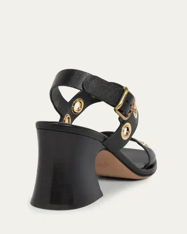 Chloé 75mm Janis Grommet Leather Slingback Sandals | Thumbnail 2 Chloé 75mm Janis Grommet Leather Slingback Sandals | Thumbnail 2