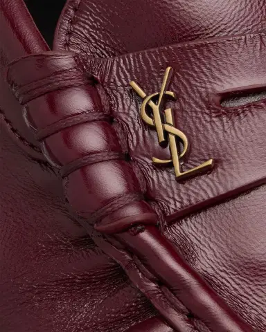 Saint Laurent Le Leather YSL Penny Loafers | Thumbnail 5 Saint Laurent Le Leather YSL Penny Loafers | Thumbnail 5