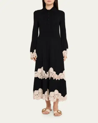 Zimmermann Valiant Merino Lace Maxi Dress | Thumbnail 2 Zimmermann Valiant Merino Lace Maxi Dress | Thumbnail 2