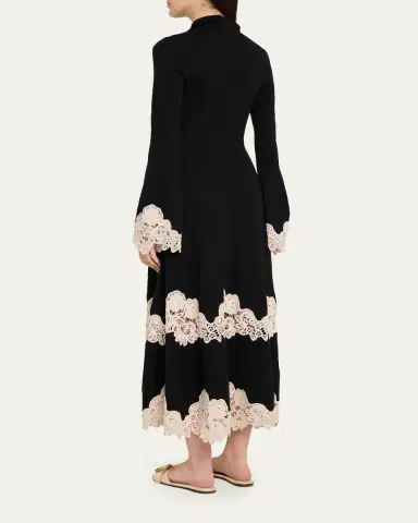 Zimmermann Valiant Merino Lace Maxi Dress | Thumbnail 3 Zimmermann Valiant Merino Lace Maxi Dress | Thumbnail 3