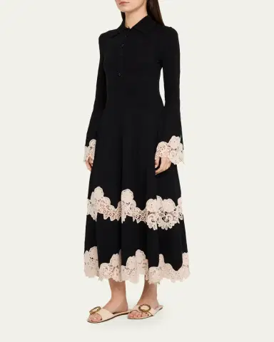 Zimmermann Valiant Merino Lace Maxi Dress | Thumbnail 4 Zimmermann Valiant Merino Lace Maxi Dress | Thumbnail 4