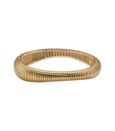 Pamela Zamore Isla Flow II 18kt gold bangle | Thumbnail 1 Pamela Zamore Isla Flow II 18kt gold bangle | Thumbnail 1