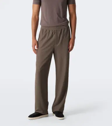Giorgio Armani Waffle-knit straight pants | Thumbnail 3 Giorgio Armani Waffle-knit straight pants | Thumbnail 3