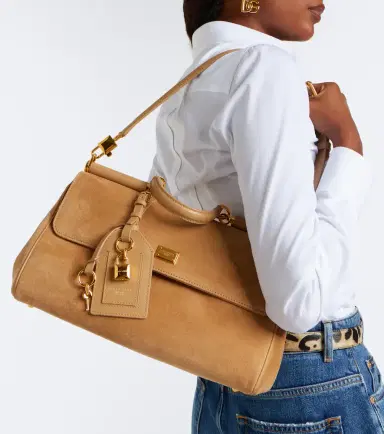 Dolce & Gabbana My Sicily Medium suede top-handle bag | Thumbnail 5 Dolce & Gabbana My Sicily Medium suede top-handle bag | Thumbnail 5