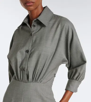 Altuzarra Eleanor wool midi dress | Thumbnail 4 Altuzarra Eleanor wool midi dress | Thumbnail 4