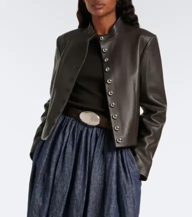 Altuzarra Dixon leather jacket | Thumbnail 3 Altuzarra Dixon leather jacket | Thumbnail 3