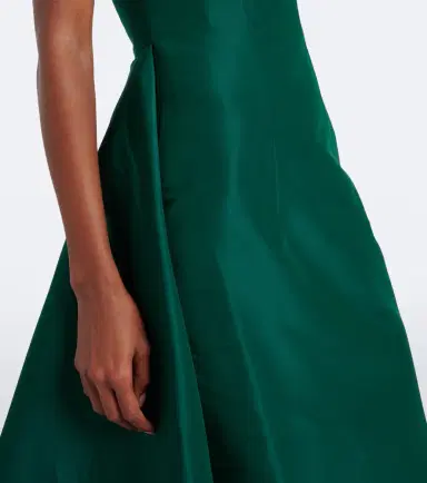 Monique Lhuillier Draped strapless silk bustier gown | Thumbnail 2 Monique Lhuillier Draped strapless silk bustier gown | Thumbnail 2