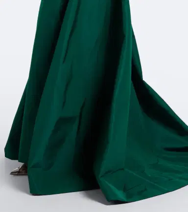 Monique Lhuillier Draped strapless silk bustier gown | Thumbnail 6 Monique Lhuillier Draped strapless silk bustier gown | Thumbnail 6