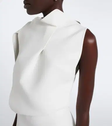 Maticevski Prosper asymmetric draped midi dress | Thumbnail 3 Maticevski Prosper asymmetric draped midi dress | Thumbnail 3