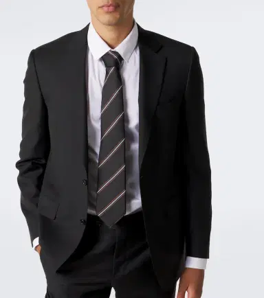 Brioni Striped silk jacquard tie | Thumbnail 2 Brioni Striped silk jacquard tie | Thumbnail 2