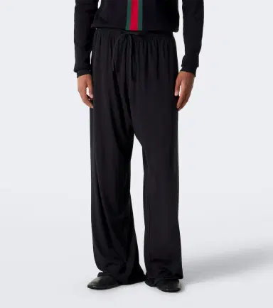 Gucci Jersey wide-leg pants | Thumbnail 2 Gucci Jersey wide-leg pants | Thumbnail 2