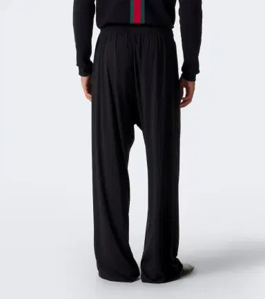 Gucci Jersey wide-leg pants | Thumbnail 3 Gucci Jersey wide-leg pants | Thumbnail 3