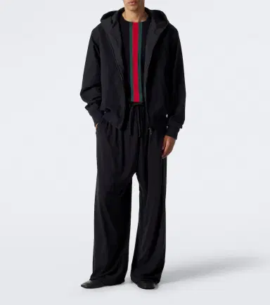 Gucci Jersey wide-leg pants | Thumbnail 4 Gucci Jersey wide-leg pants | Thumbnail 4