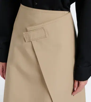 Bottega Veneta Cotton wrap skirt | Thumbnail 2 Bottega Veneta Cotton wrap skirt | Thumbnail 2