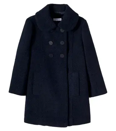 Monnalisa Double-breasted coat | Thumbnail 1 Monnalisa Double-breasted coat | Thumbnail 1