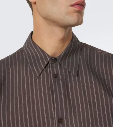 Studio Nicholson View striped shirt | Thumbnail 4 Studio Nicholson View striped shirt | Thumbnail 4