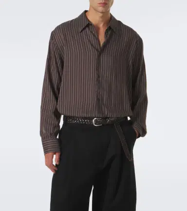 Studio Nicholson View striped shirt | Thumbnail 5 Studio Nicholson View striped shirt | Thumbnail 5