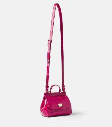 Dolce & Gabbana Kids Patent leather top-handle bag | Thumbnail 3 Dolce & Gabbana Kids Patent leather top-handle bag | Thumbnail 3
