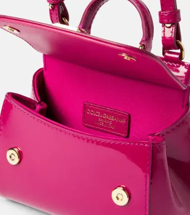 Dolce & Gabbana Kids Patent leather top-handle bag | Thumbnail 4 Dolce & Gabbana Kids Patent leather top-handle bag | Thumbnail 4