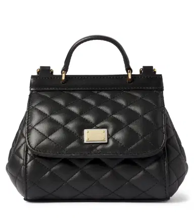 Dolce & Gabbana Kids Quilted leather top-handle bag | Thumbnail 1 Dolce & Gabbana Kids Quilted leather top-handle bag | Thumbnail 1