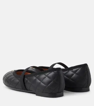 Dolce & Gabbana Kids DG quilted leather ballet flats | Thumbnail 5 Dolce & Gabbana Kids DG quilted leather ballet flats | Thumbnail 5
