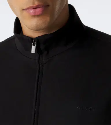 Gucci Cotton-blend jersey track jacket | Thumbnail 4 Gucci Cotton-blend jersey track jacket | Thumbnail 4