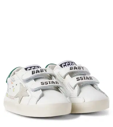Golden Goose Kids Baby Old School leather sneakers | Thumbnail 1 Golden Goose Kids Baby Old School leather sneakers | Thumbnail 1