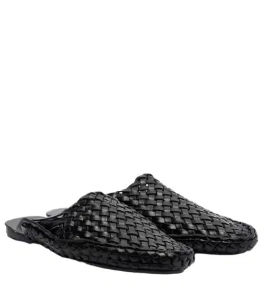 The Row Woven leather mules | Thumbnail 1 The Row Woven leather mules | Thumbnail 1