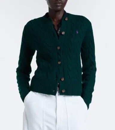 Polo Ralph Lauren Cable-knit wool and cashmere cardigan | Thumbnail 3 Polo Ralph Lauren Cable-knit wool and cashmere cardigan | Thumbnail 3