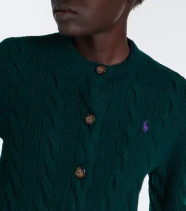 Polo Ralph Lauren Cable-knit wool and cashmere cardigan | Thumbnail 4 Polo Ralph Lauren Cable-knit wool and cashmere cardigan | Thumbnail 4