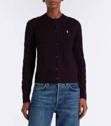 Polo Ralph Lauren Cable-knit wool and cashmere cardigan | Thumbnail 3 Polo Ralph Lauren Cable-knit wool and cashmere cardigan | Thumbnail 3