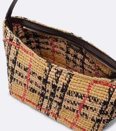 Burberry Margate Mini raffia shoulder bag | Thumbnail 3 Burberry Margate Mini raffia shoulder bag | Thumbnail 3