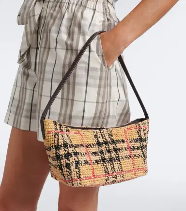 Burberry Margate Mini raffia shoulder bag | Thumbnail 6 Burberry Margate Mini raffia shoulder bag | Thumbnail 6