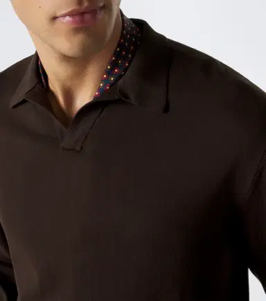 Rubinacci Cotton polo sweater | Thumbnail 6 Rubinacci Cotton polo sweater | Thumbnail 6